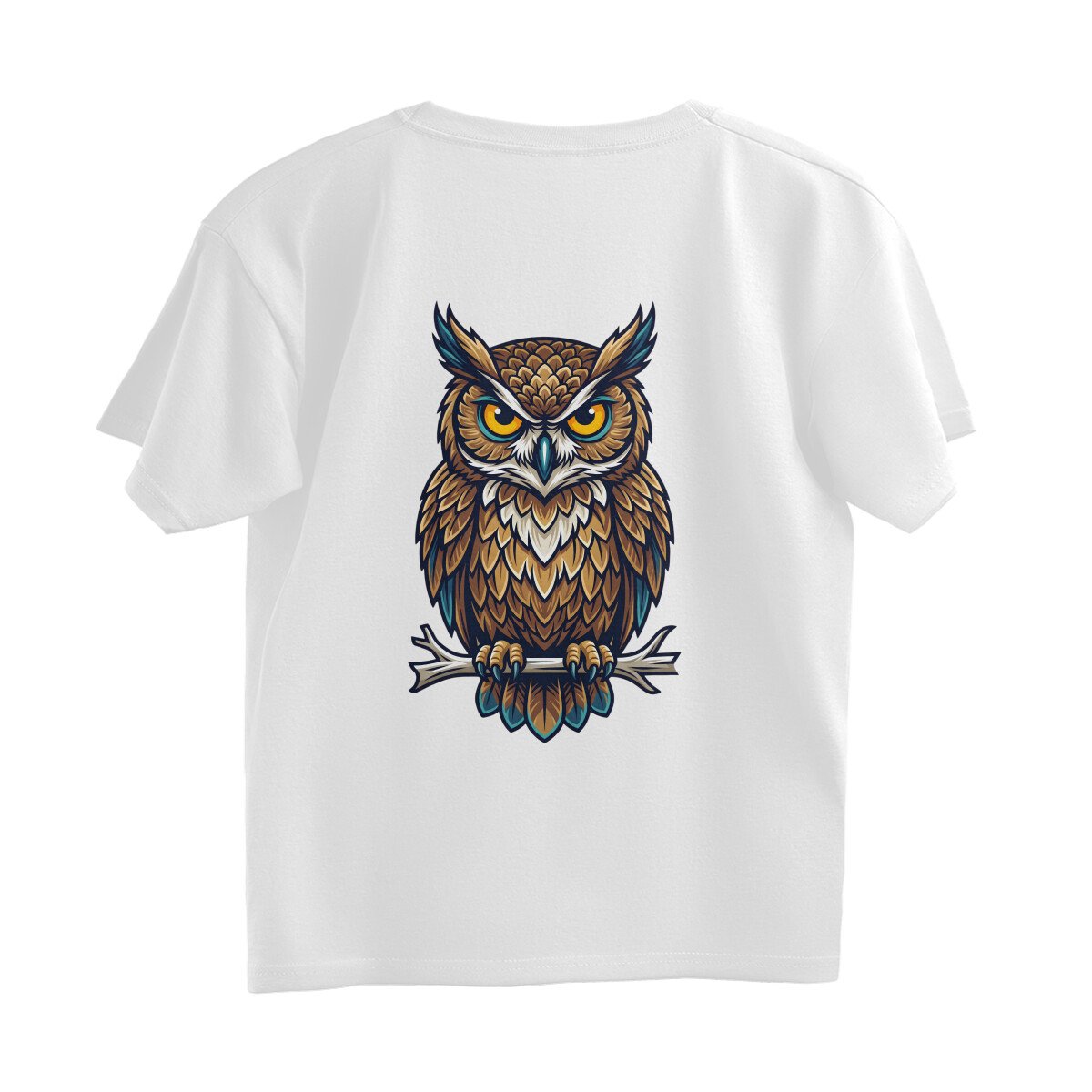 Oversized T-shirt - Owl Design - Image 2