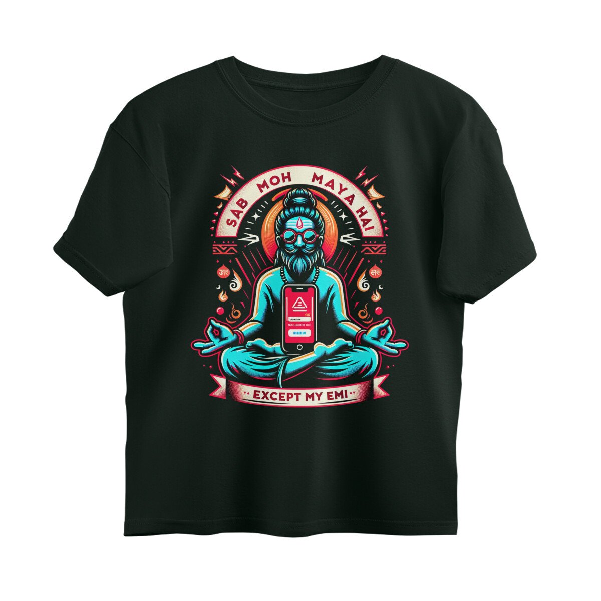 Oversized T-shirt - Sab Moh Maya Hai - Image 3