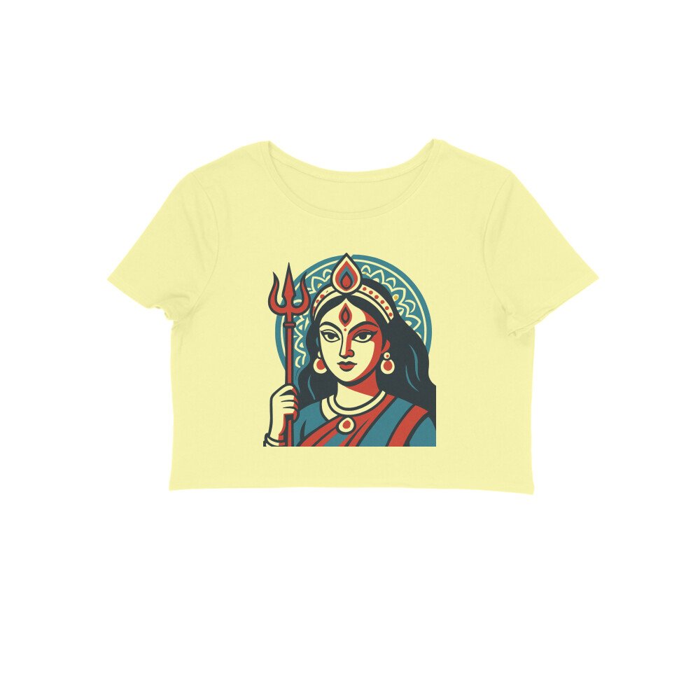 Women Crop Top - Maa Durga - Image 3