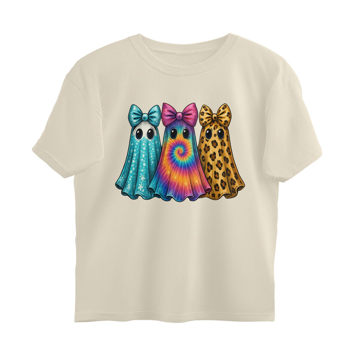 Oversized T-shirt - Girly Ghost Bow T-Shirt - Image 3