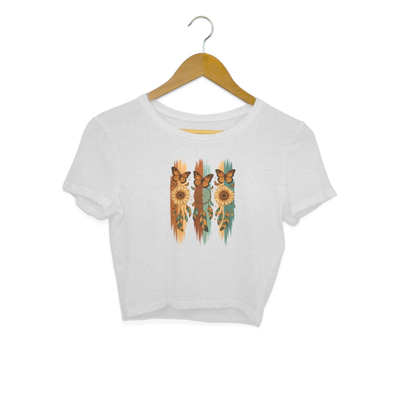 Crop Top For Women - Butterfly - Image 5