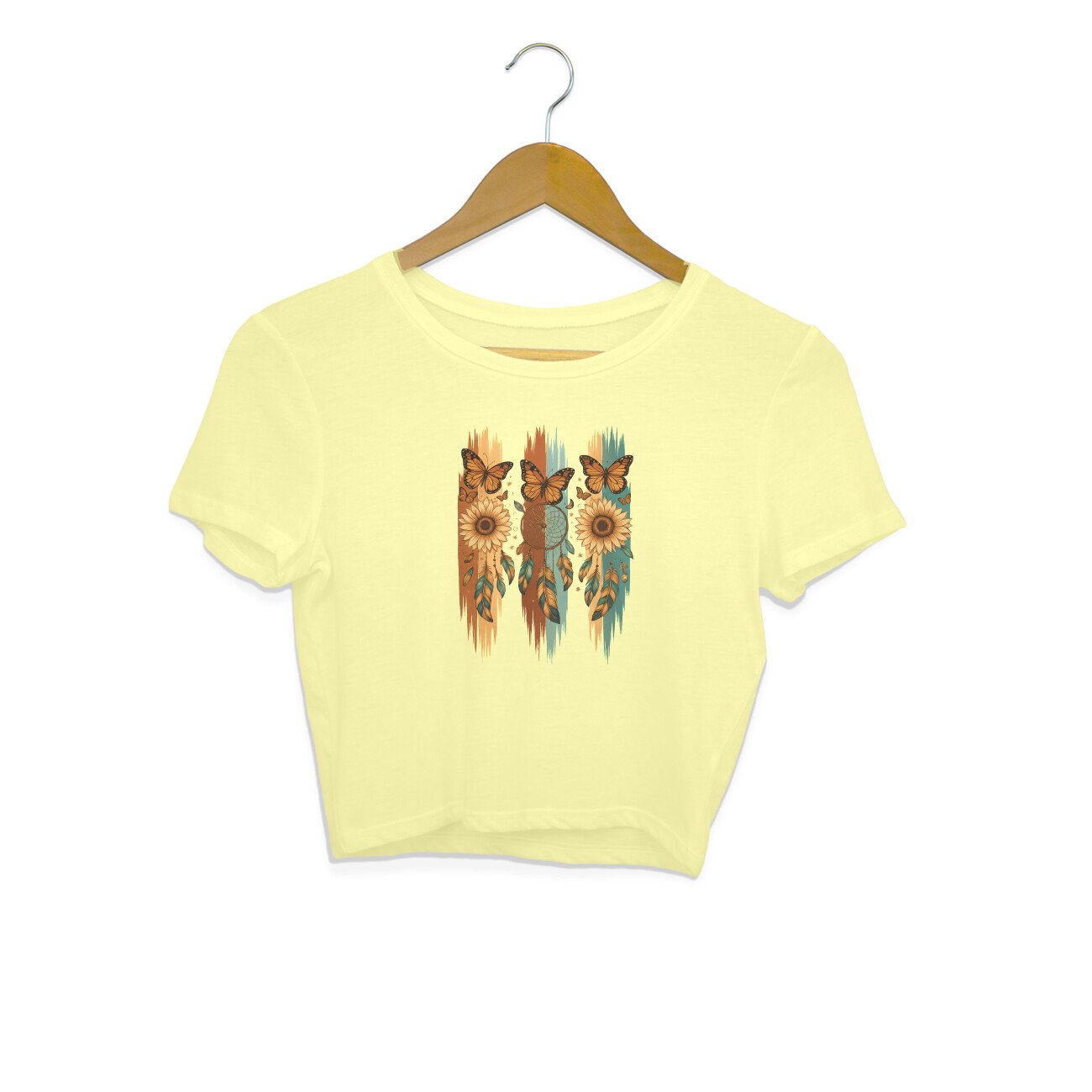 Crop Top For Women - Butterfly - Image 7