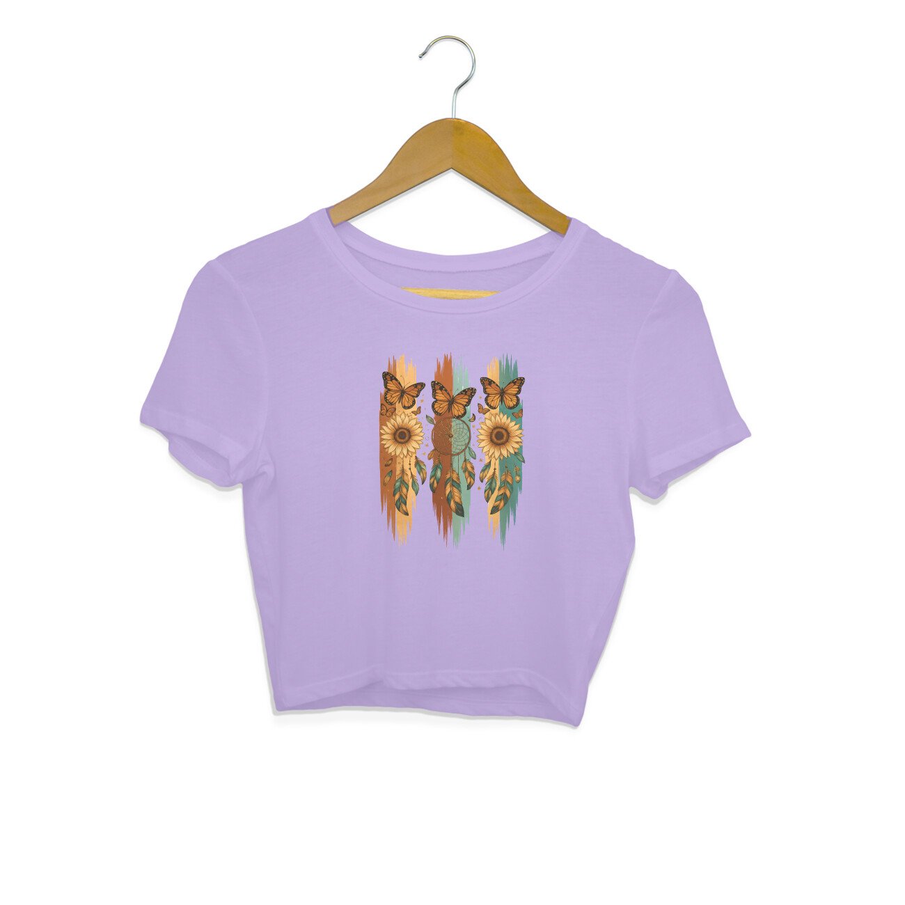 Crop Top For Women - Butterfly - Image 9