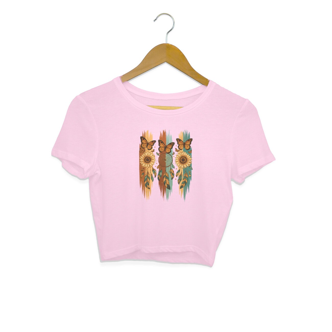 Crop Top For Women - Butterfly - Image 11