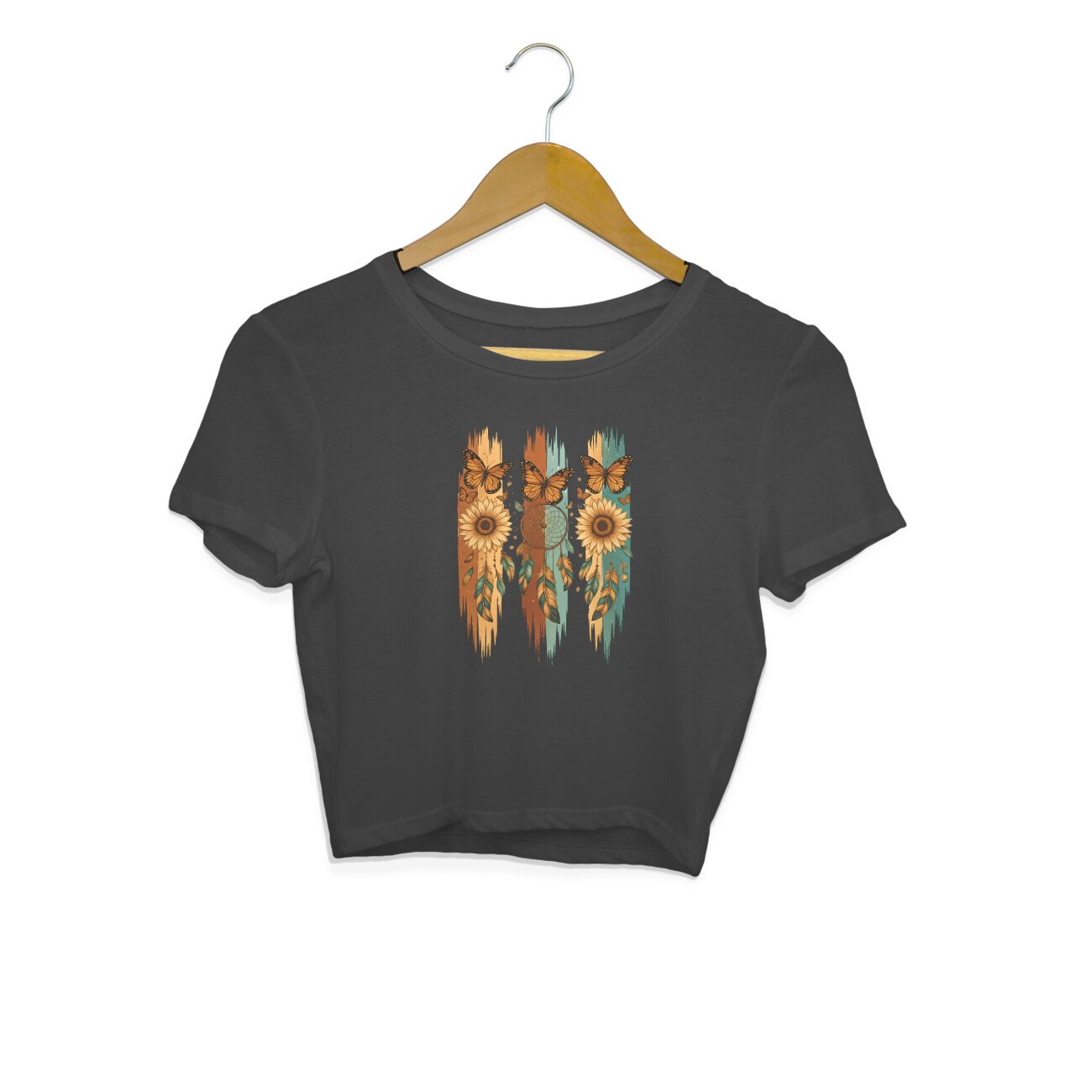 Crop Top For Women - Butterfly - Image 13